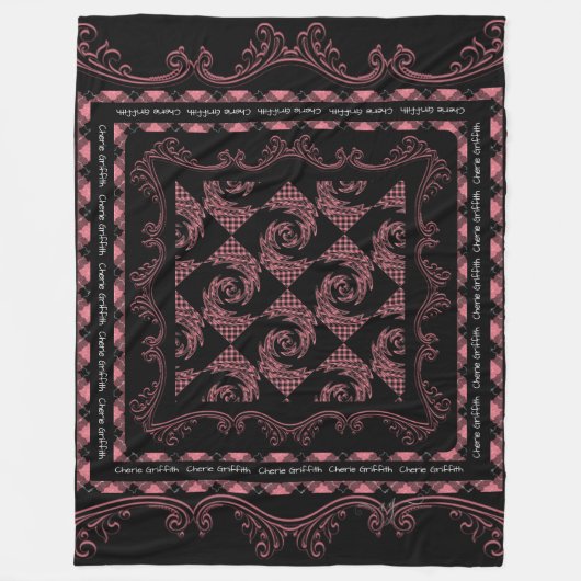 Griffance-Cherie Griffith Fleece Deken (Voorkant)