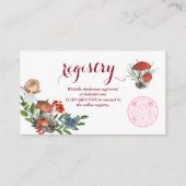 Griffie Baby shower bos | QR-codescan Informatiekaartje (Voorkant)