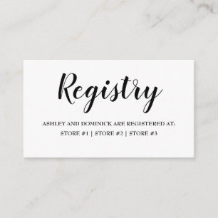 Griffie Elegant Rustic Wedding Informatiekaartje