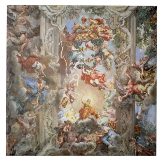 Griffie van de paus Urban VIII (156) Tegeltje (Voorkant)