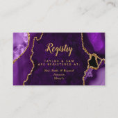 Griffie van Paarse en goudbonnen Informatiekaartje (Voorkant)