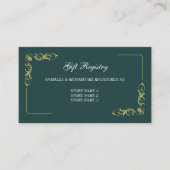 Griffie voor Victoriaans weddenschappen Informatiekaartje (Voorkant)