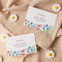 Griffie Wilde Baby shower Kaart invoegen