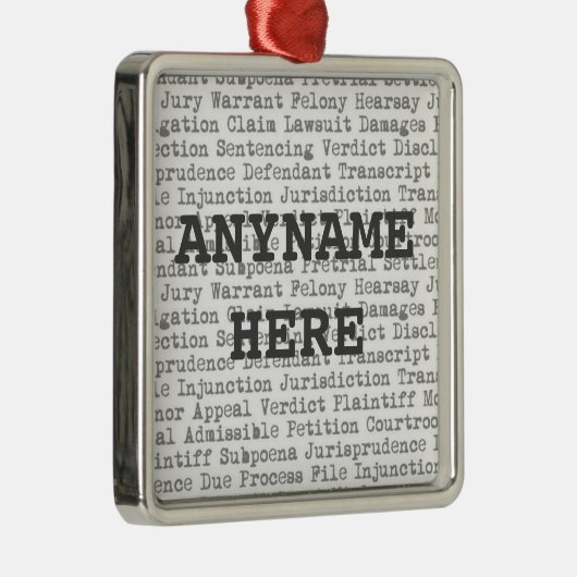 griffier kerst metalen ornament (Rechts)