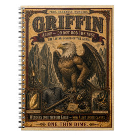 Griffin, Antiek Circusmonster Notitieboek