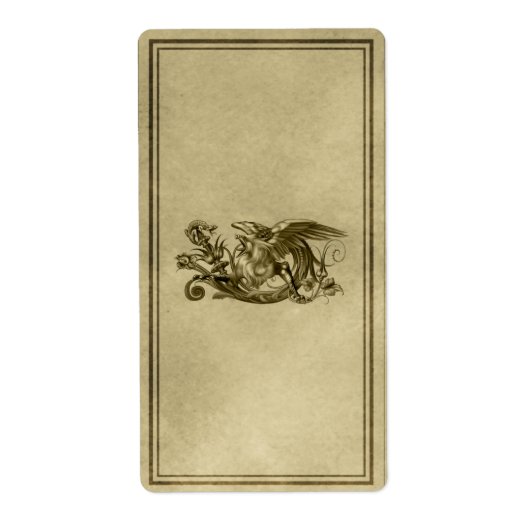 Griffin Apothecary Label (Voorkant)