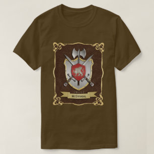 Griffin Battle Crest Brown T-shirt