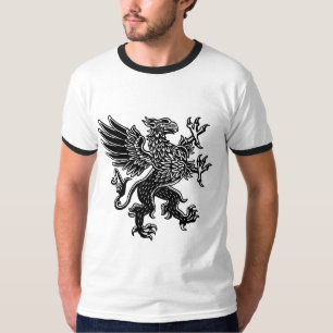 Griffin - Black and White T-Shirt