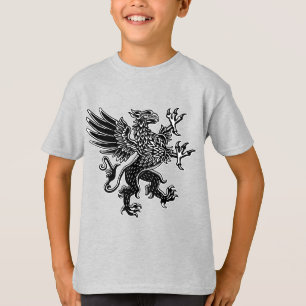 Griffin - Black and White T-Shirt