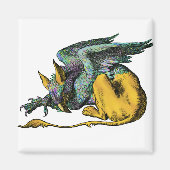 Griffin - blauw: magneet (Voorkant)