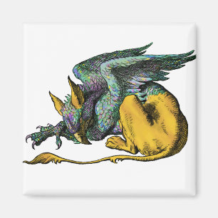 Griffin - blauw: magneet