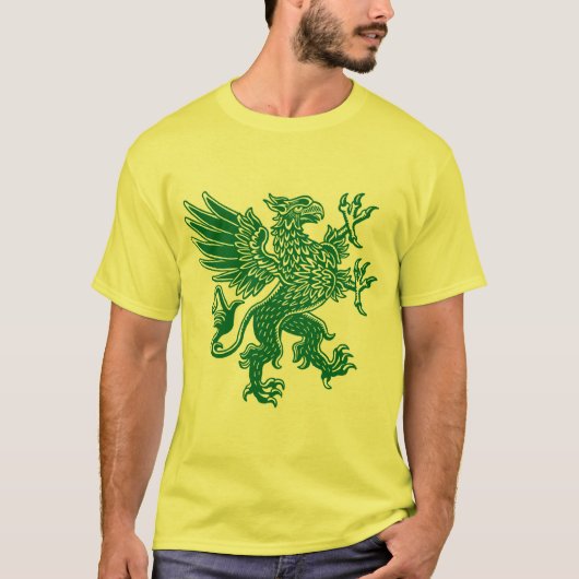 Griffin - bosgroen t-shirt (Voorkant)