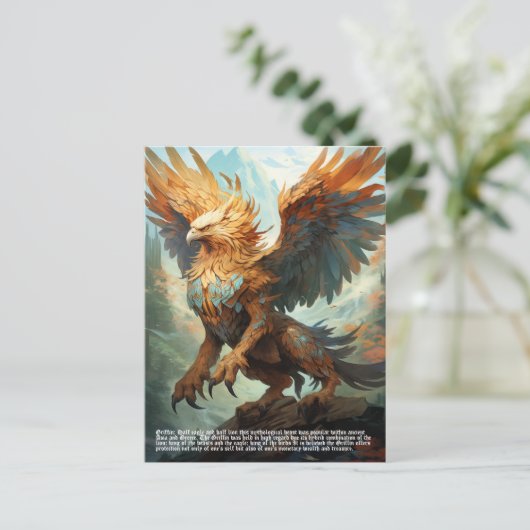 Griffin Briefkaart (Staand voorkant)