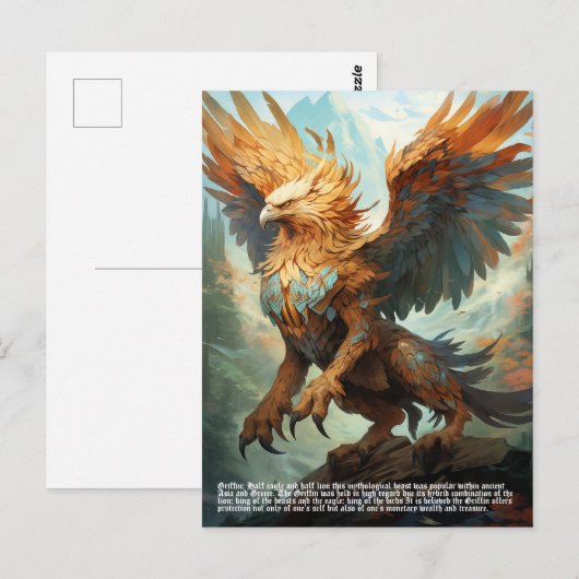 Griffin Briefkaart (Voorkant / Achterkant)