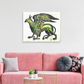 Griffin Canvas Afdruk (Insitu (Woonkamer))