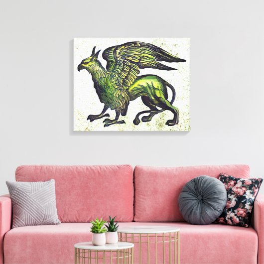 Griffin Canvas Afdruk (Insitu (Woonkamer))