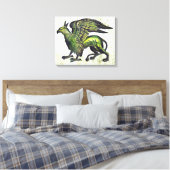 Griffin Canvas Afdruk (Insitu (Slaapkamer))