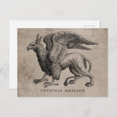 Griffin Creature Briefkaart (Voorkant / Achterkant)