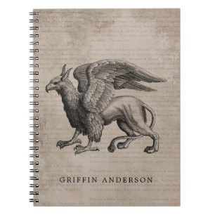 Griffin Creature  met naam Notitieboek