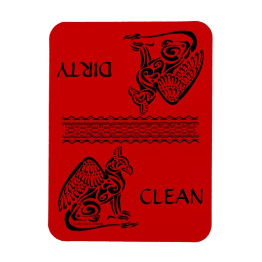 Griffin Dishwasher Magnet Magneet (Verticaal)