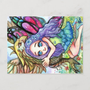 Griffin en Fairy Briefkaart