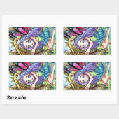 Griffin en Fairy Rechthoekige Sticker (Vel)
