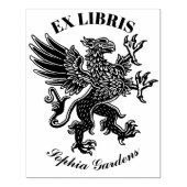 Griffin Ex Libris Rubberstempel (Afrduk)