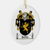 Griffin Family Crest Keramisch Ornament (Rechts)