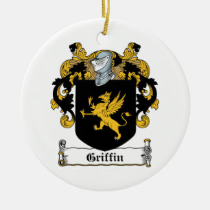 Griffin Family Crest Keramisch Ornament