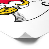 Griffin Family Crest Poster (Hoek)