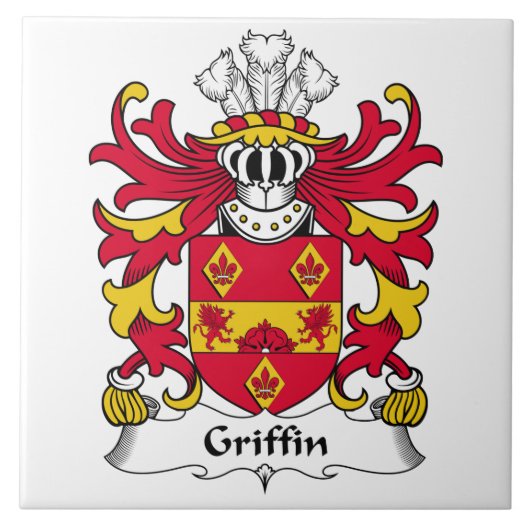 Griffin Family Crest Tegeltje (Voorkant)