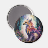 Griffin Fantasy Creature Waterverf Magneet (Voorkant / Achterkant)
