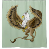 Griffin Fantasy Griffin Mythologie Douchegordijn (Voorkant)