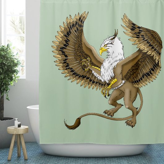 Griffin Fantasy Griffin Mythologie Douchegordijn