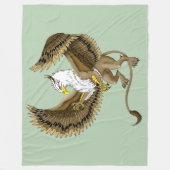 Griffin Fantasy Griffin Mythologie Fleece Deken (Voorkant)