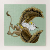 Griffin Fantasy Griffin Mythologie Legpuzzel (Horizontaal)
