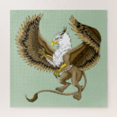 Griffin Fantasy Griffin Mythologie Legpuzzel (Verticaal)