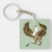 Griffin Fantasy Griffin Mythologie Sleutelhanger (Voorkant)