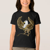 Griffin Fantasy Griffin Mythologie Tri-Blend Shirt (Voorkant)