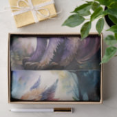 Griffin Forest Waterverf Kunst Tissuepapier (Geschenk)