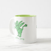 Griffin Gang Tweekleurige Koffiemok (Voorkant links)