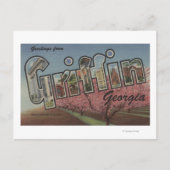 Griffin, Georgia - grote brievenbussen Briefkaart (Voorkant)