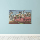 Griffin, Georgia - grote brievenbussen Canvas Afdruk (Insitu (Houten vloer))