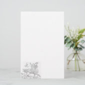 Griffin/Griffin Gothic Stationery Briefpapier (Staand voorkant)