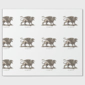  griffin ( gryphus greiff ) illustratie . cadeaupapier (Vlak)