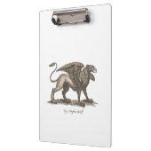  griffin ( gryphus greiff ) illustratie . klembord (Links)