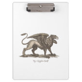  griffin ( gryphus greiff ) illustratie . klembord (Voorkant)