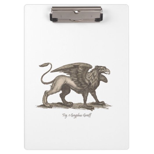  griffin ( gryphus greiff ) illustratie . klembord (Voorkant)
