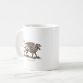 griffin ( gryphus greiff ) illustratie . koffiemok (Voorkant links)