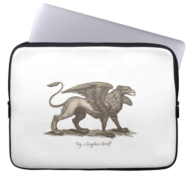  griffin ( gryphus greiff ) illustratie . laptop sleeve (Voorkant)